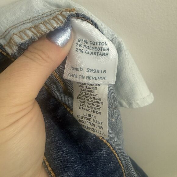 L.L. Bean Classic Fit Straight Petite Jeans - Picture 10 of 10